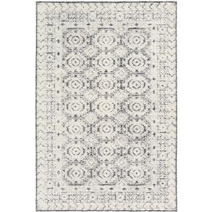 Surya Louvre Transitional Area Rug - 4-ft x 6-ft - Rectangular - Black/White