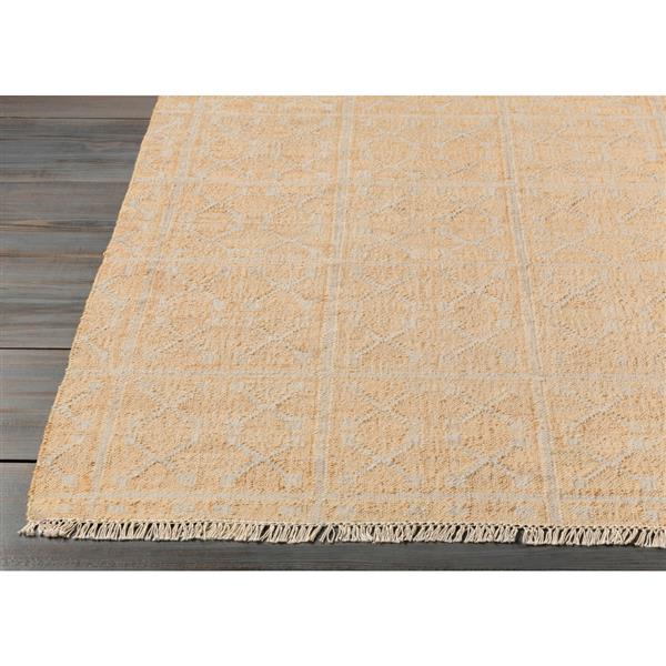 Surya Laural Natural Fiber Area Rug 4ft x 6ft Rectangular Khaki LRL601646 RONA