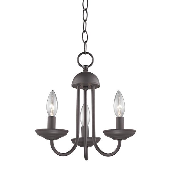 Thomas Lighting Williamsport Contemporary Chandelier - 3-Light  - Oil Rubbed Bronze