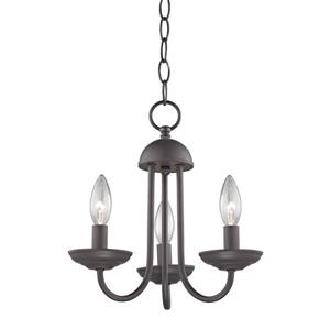 Thomas Lighting Williamsport Contemporary Chandelier - 3-Light  - Oil Rubbed Bronze