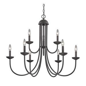 Thomas Lighting Williamsport Modern Chandelier - 9-Light - Oil Rubbed Bronze