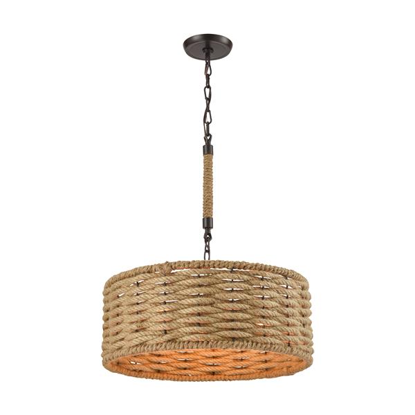 ELK Lighting Weaverton Chandelier - 3-Light - Oil Rubbed Bronze