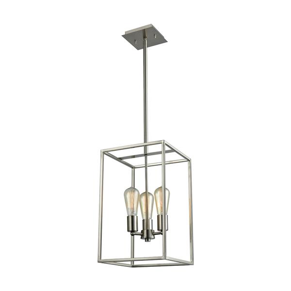 Thomas Lighting Williamsport Chandelier - 3-Light - Brushed Nickel