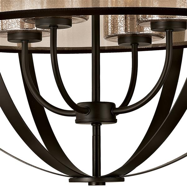 ELK Lighting Diffusion Industrial Chandelier - 4-Light - Oil Rubbed Bronze