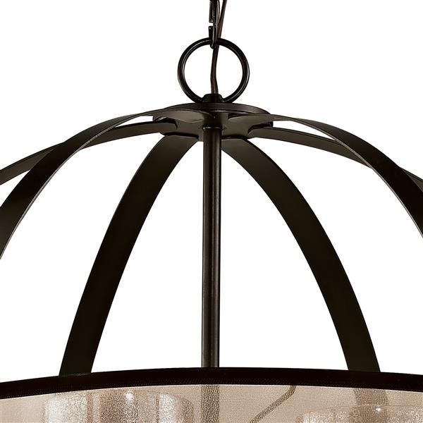 ELK Lighting Diffusion Industrial Chandelier - 4-Light - Oil Rubbed Bronze