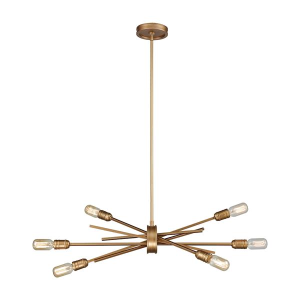 ELK Lighting Xenia Chandelier - 6-Light - Matte Gold