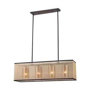 ELK Lighting Diffusion Transitional Chandelier - 4-Light - Oil Rubbed Bronze