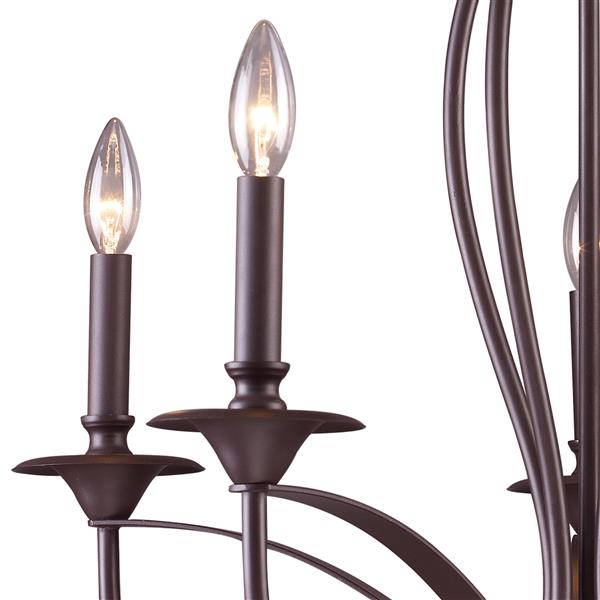 ELK Lighting Medford Chandelier - 5-Light - Oil Rubbed Bronze