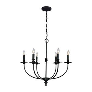 ELK Lighting Hartford Chandelier - 6-Light - Oil Rubbed Bronze