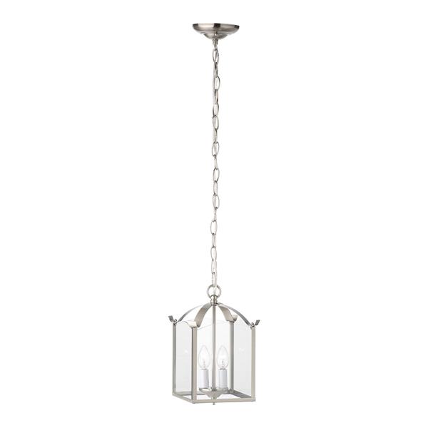 Thomas Lighting Essentials Chandelier - 2-Light - Brushed Nickel