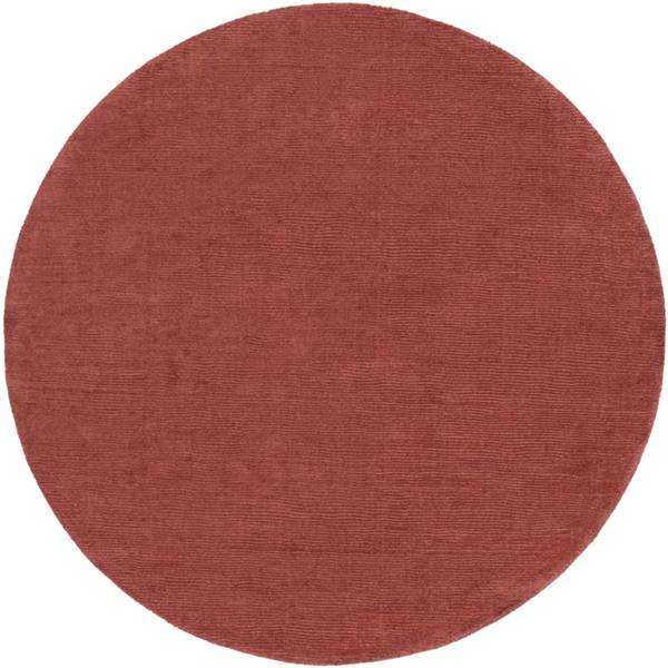 Surya Mystique Solid Area Rug - 8-ft - Round - Rust M331-8RD | RONA