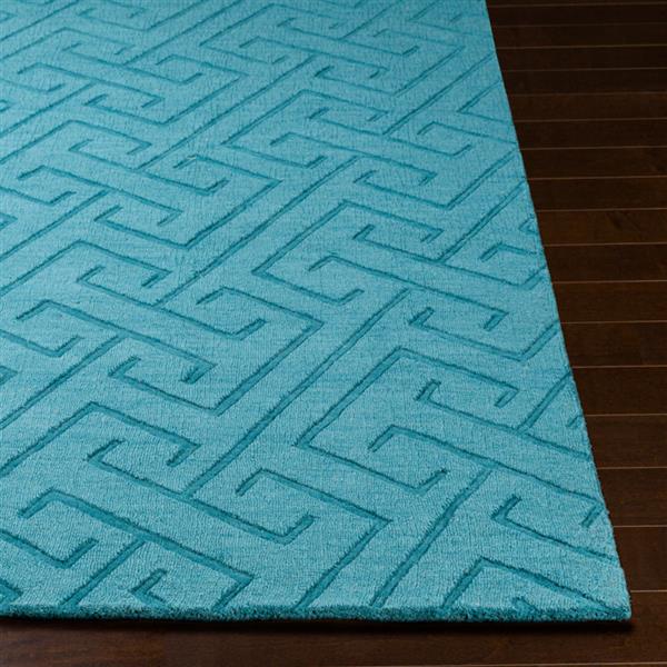 Surya Mystique Solid Area Rug 8ft x 11ft Rectangular Emerald