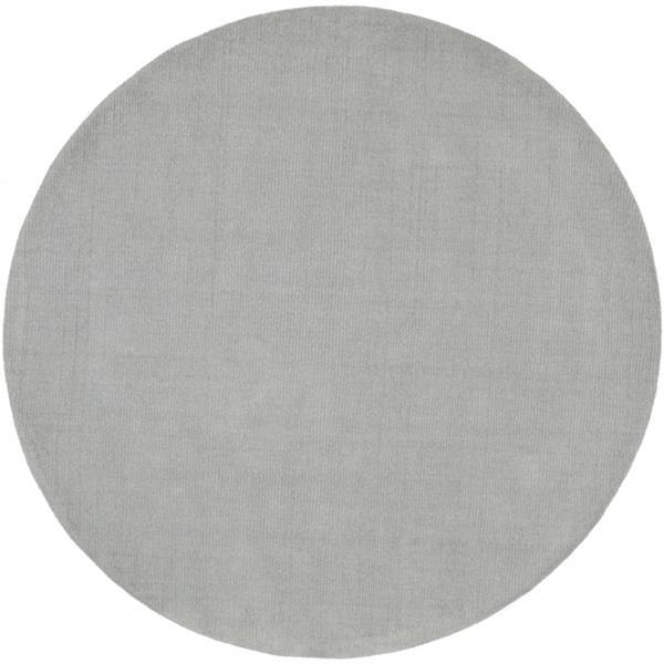 Surya Mystique Solid Area Rug 8ft Round Medium Gray M2118RD RONA