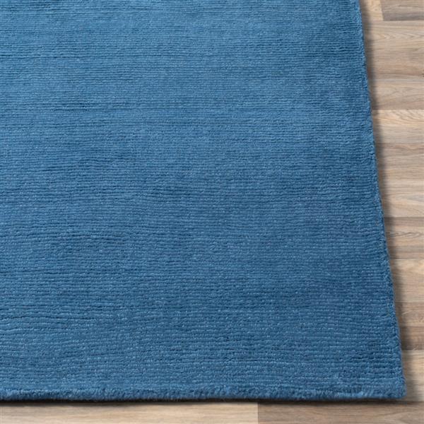 Surya Mystique Solid Area Rug - 8-ft - Square - Dark Blue