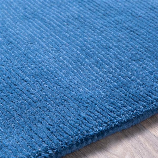 Surya Mystique Solid Area Rug - 8-ft - Square - Dark Blue