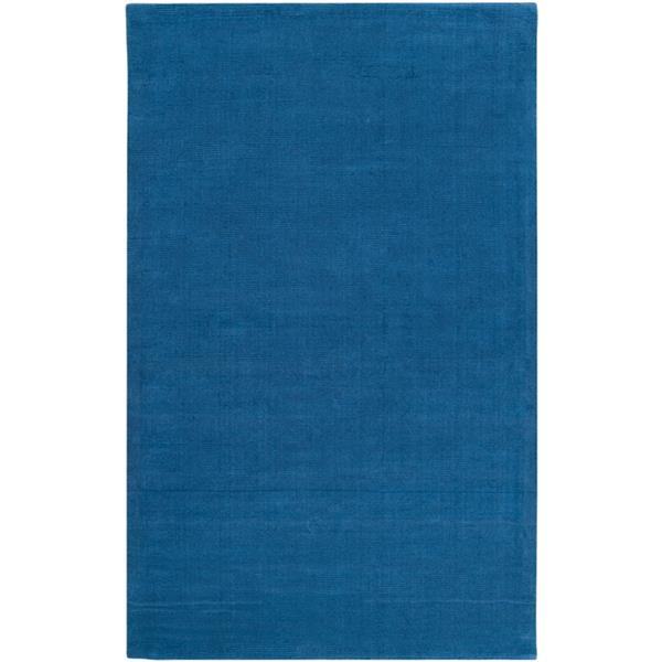 Surya Mystique Solid Area Rug 8ft x 11ft Rectangular Dark Blue