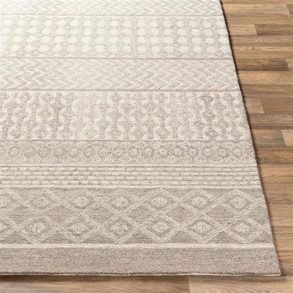 Surya Maroc Bohemian Area Rug - 2-ft 6-in x 6-ft - Rectangular - Beige