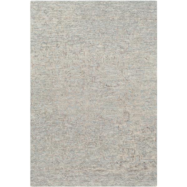 Surya Newcastle Transitional Area Rug - 4-ft x 6-ft - Rectangular - Seafoam/Gray
