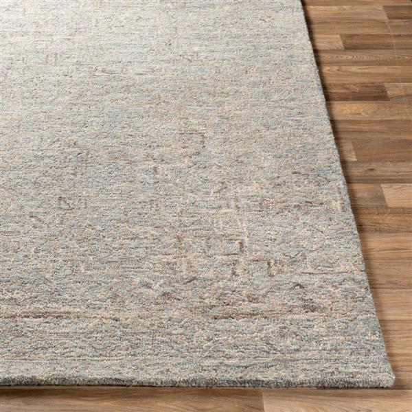 Surya Newcastle Transitional Area Rug - 9-ft x 12-ft - Rectangular - Seafoam/Gray