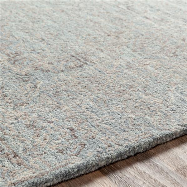 Surya Newcastle Transitional Area Rug - 9-ft x 12-ft - Rectangular - Seafoam/Gray