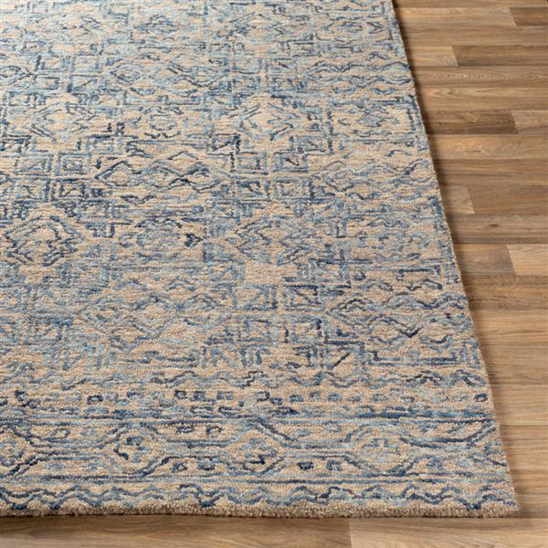 Surya Newcastle Transitional Area Rug - 9-ft x 12-ft - Rectangular - Blue