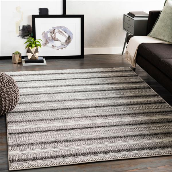 Surya Nepali Bohemian Area Rug - 9-ft 3-in x 12-ft 3-in - Rectangular - Tan