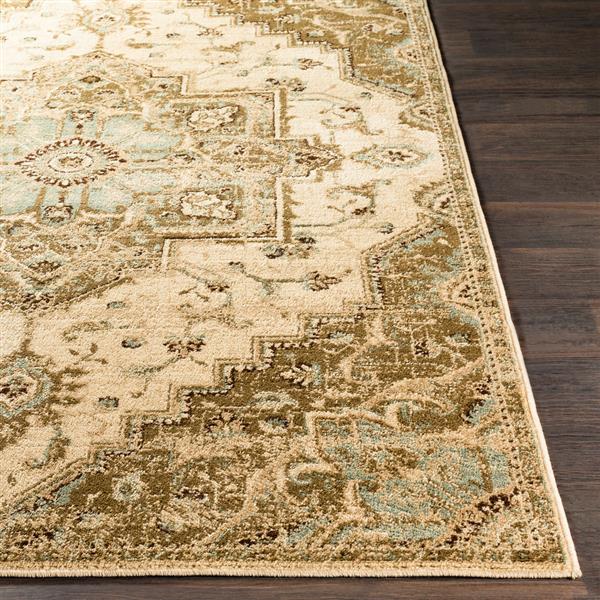 Surya Paramount Updated Traditional Area Rug - 6-ft 7-in x 9-ft 6-in - Rectangular - Beige