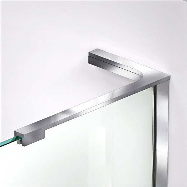 DreamLine Elegance-LS Shower Door - Frameless Design - 44.75-46.75-in - Chrome