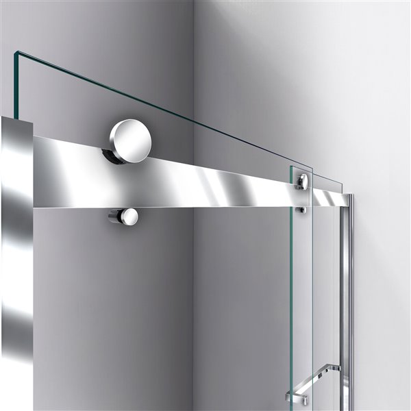 Porte de douche Sapphire de DreamLine, design avec cadre, 56-60 po, chrome