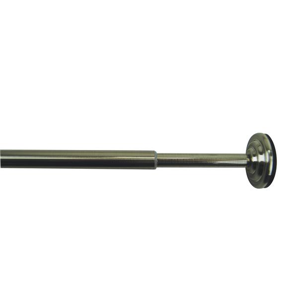 Versailles Home Fashions 15-24-in Spring Tension Rod for inside mount - Brushed Nickel