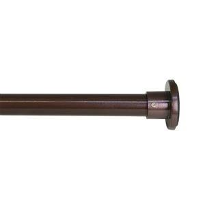 Versailles Home Fashions 66-120-in Spring Tension Rod set - expresso