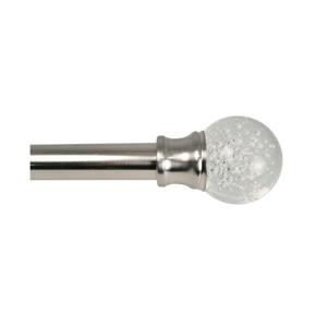 Tringle à rideaux ajustable Lexington avec embouts bulles, 28 -48 po, étain