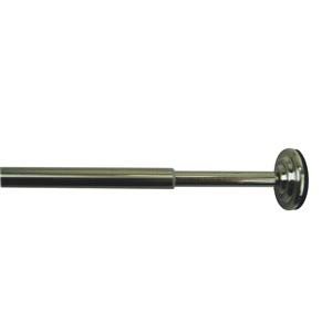 Versailles Home Fashions 36-54-in Spring Tension Rod for inside mount - Brushed Nickel