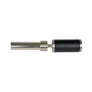 Tringle à rideaux ajustable Industria avec embouts Hyde, 30 -78 po, nickel brossé