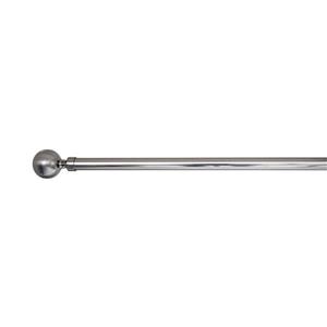 Versailles Home Fashions 28-48-in Lexington Rod with Ball Finial - Pewter/Silver