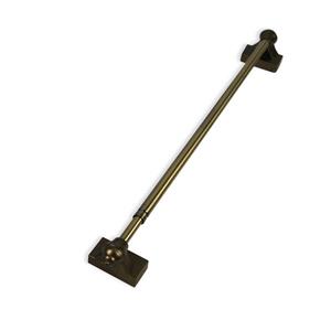 Tringle à rideaux ajustable magnétique, 15 -28 po, graphite