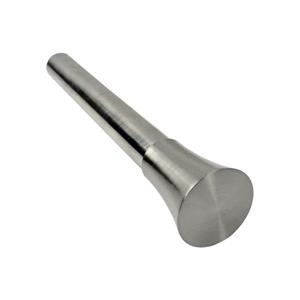 Versailles Home Fashions 84-150-in Stainless Steel  Rod Set With Flare Finial - Brushed Nickel