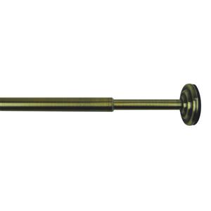 Versailles Home Fashions 24-36-in Spring Tension Rod for inside mount - Antique Brass