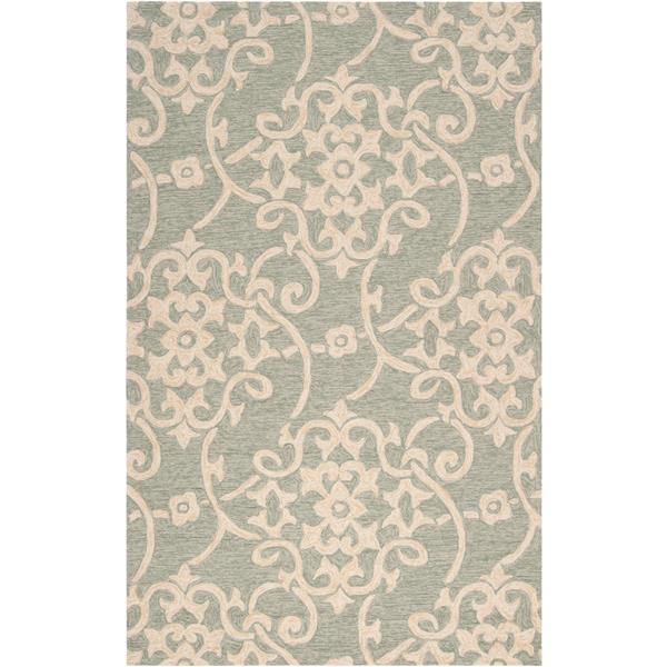 Surya Rain Indoor Outdoor Area Rug 8 Ft X 10 Ft Rectangular Seafoam Rai1103 810 Rona