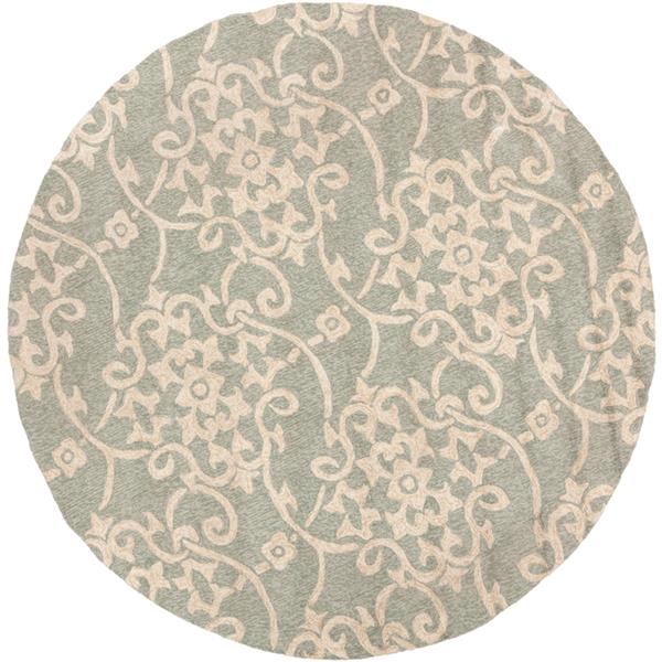 Surya Rain Indoor Outdoor Area Rug 8 Ft Round Seafoam Rai1103 8rd Rona