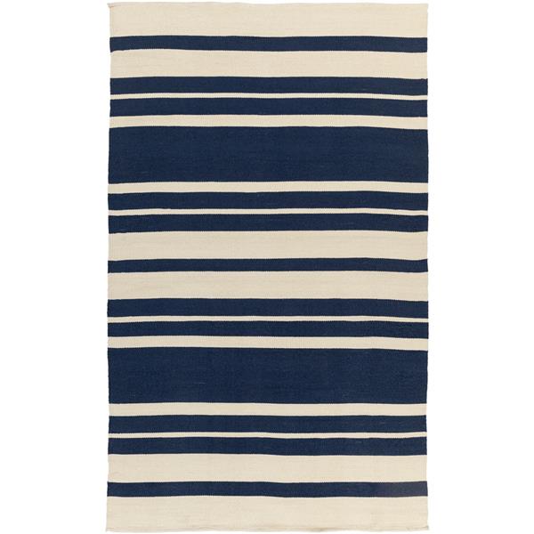 Surya Picnic Indoor/Outdoor Area Rug - 6-ft x 9-ft - Rectangular - Navy ...