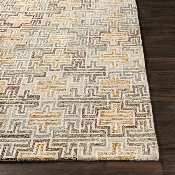 Surya Robin Modern Area Rug - 8-ft x 10-ft - Rectangular - Tan