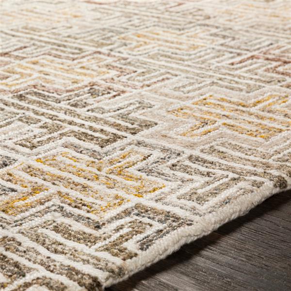 Surya Robin Modern Area Rug - 8-ft x 10-ft - Rectangular - Tan