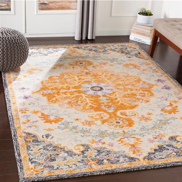 Surya Panipat Updated Traditional Area Rug 8ft x 10ft Rectangular