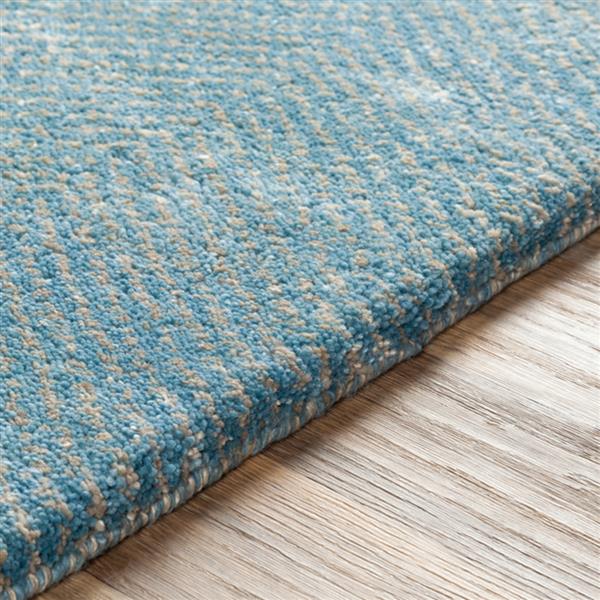 Surya Parma Solid Area Rug - 8-ft x 10-ft - Rectangular - Sky Blue