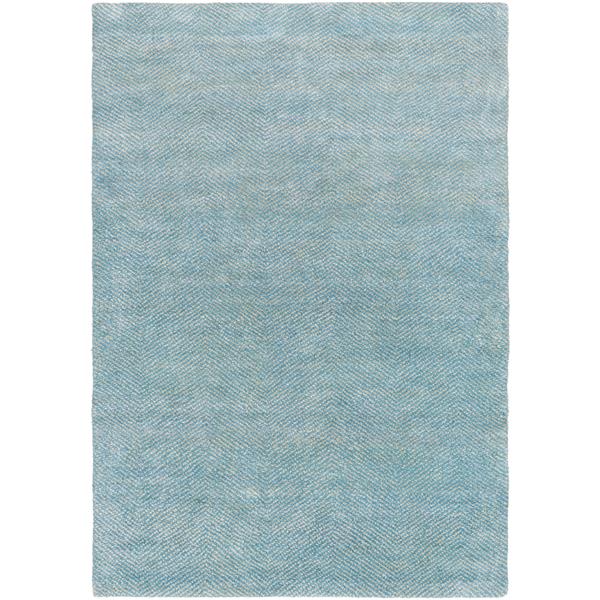 Surya Parma Solid Area Rug - 8-ft x 10-ft - Rectangular - Sky Blue