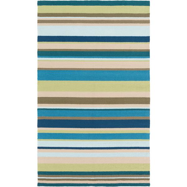 Surya Rain Indoor/Outdoor Area Rug 8ft x 10ft Rectangular Teal