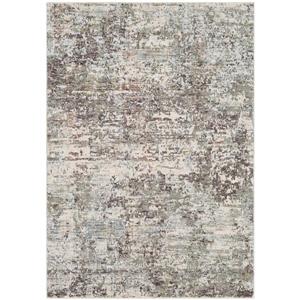 Surya Presidential Modern Area Rug - 3-ft 3-in x 5-ft - Rectangular - Gray