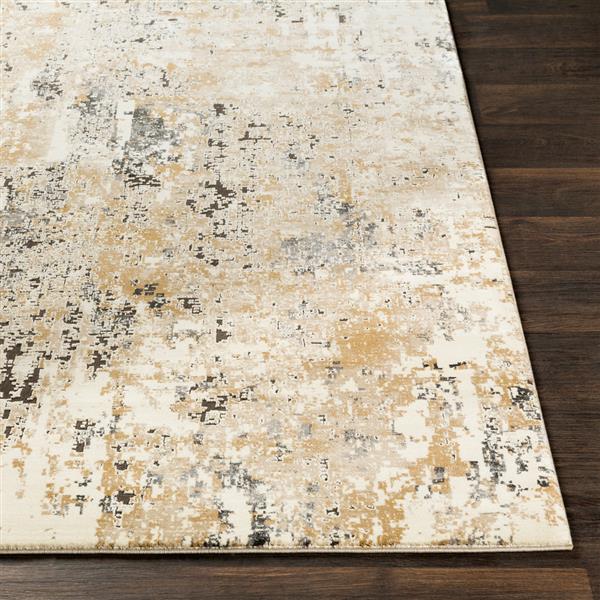Surya Pune Modern Area Rug - 6-ft 7-in x 9-ft 6-in - Rectangular - Beige