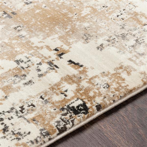 Surya Pune Modern Area Rug - 6-ft 7-in x 9-ft 6-in - Rectangular - Beige